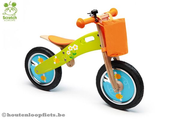 Green flower loopfiets van Scratch.