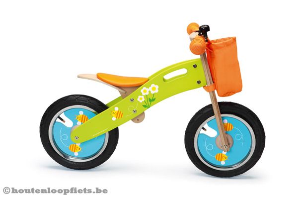 Stoere loopfiets voor kids vanaf 2,5 jaar.