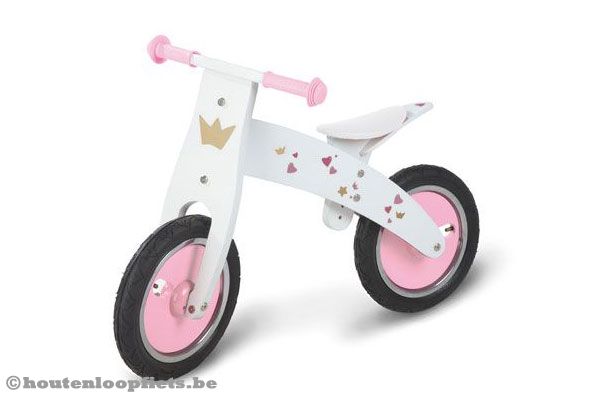 2 in 1 prinses loopfiets.