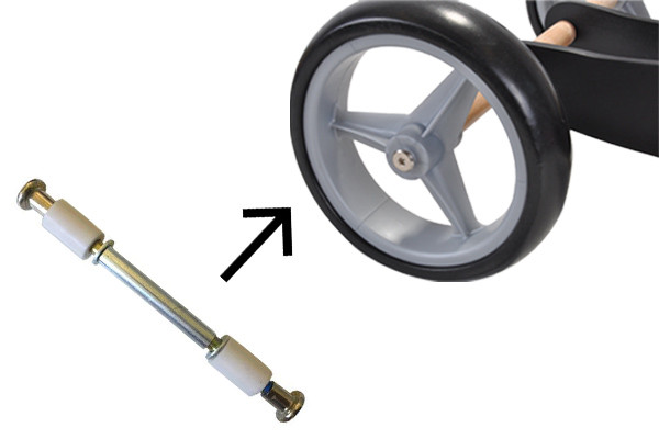 Om van de smart bike een tweewieler te maken