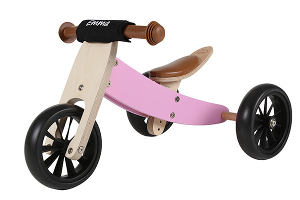 Bandits Angels Smart bike 4in1 retro pink Houtenloopfiets.be