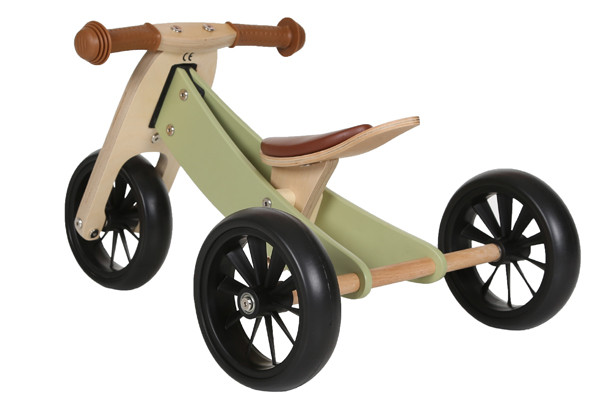 Als driewieler met laag frame